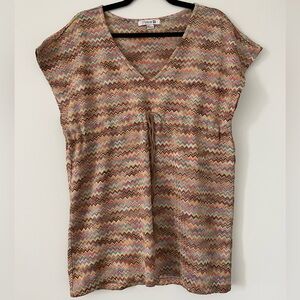 Forever 21 | Multicolor Chevron/Zigzag Pattern Top